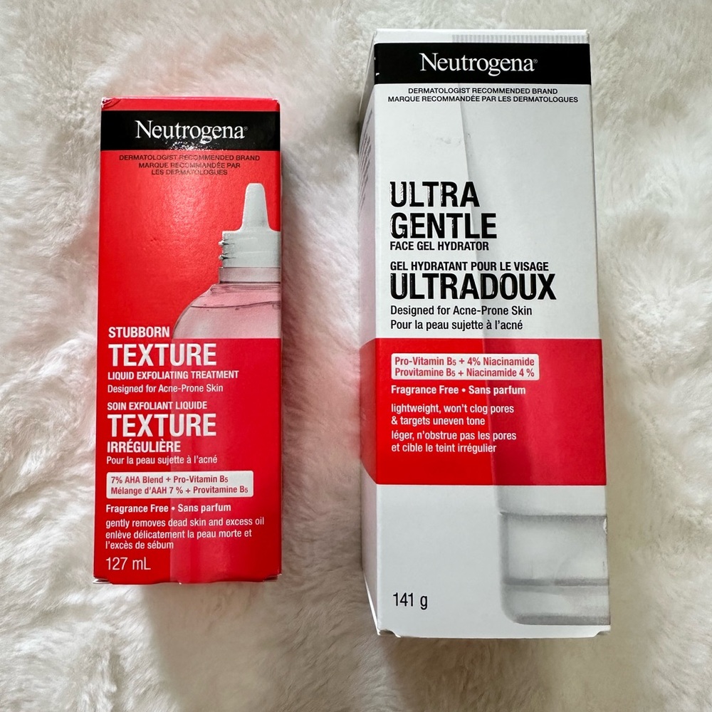 BNIB Neutrogena Facial Cleanser and Exfoliator for Acne Prone Skin
